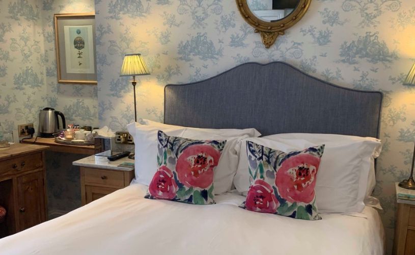Bedroom at The Kennard hotel in Bath